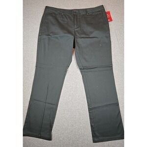 Dickies Classic Fit Pants Womens Size 21 Straight Leg Stretch Workwear Gray NEW